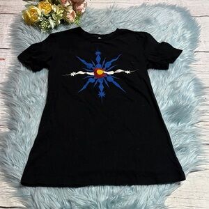 Bella Colorado Winter Park Black Short Sleeve Tee sz S